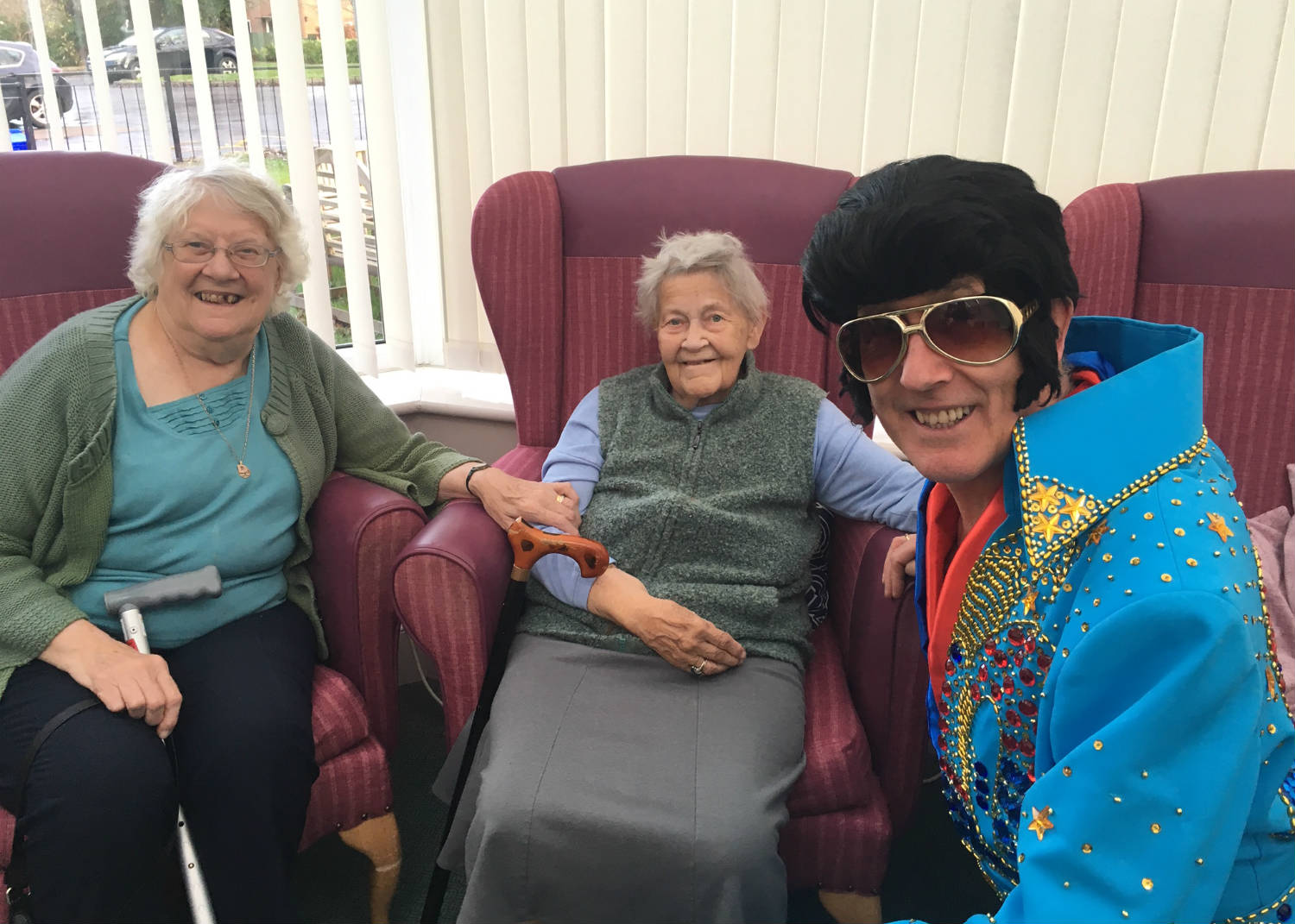 Elvis Visits The Orchards Residential Home Buckland Care