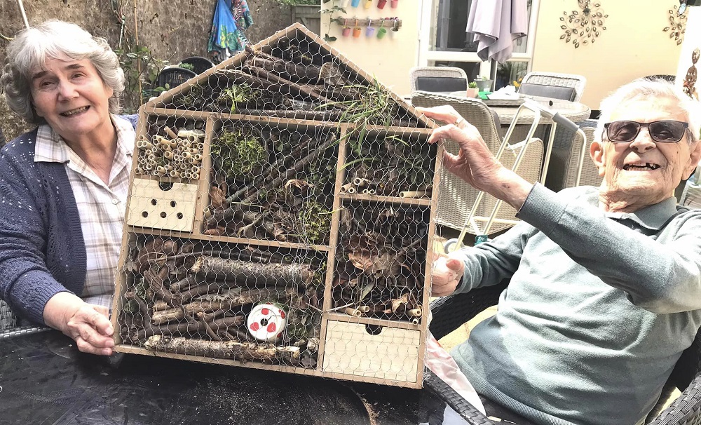 The Firs residents creating insect hotel to celebrate World Bee day